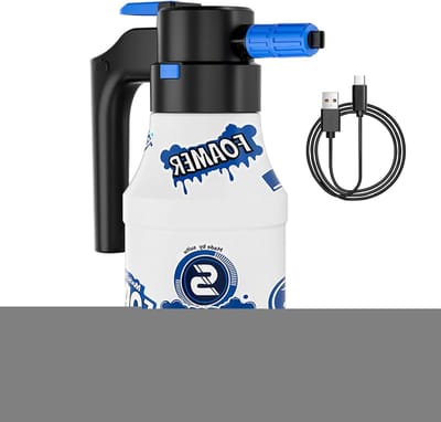 Schuimsproeier - Zeep Dispenser - Voertuig Reiniging - Dikke Schuim Textuur - 1.5L Capaciteit - Wit