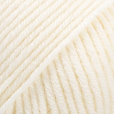 DROPS Merino Extra Fine Uni Colour - 01 naturel - Wol Garen