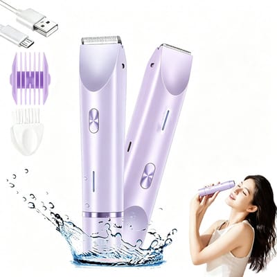Epilator - 1 stuk - USB-Oplaadbaar - Body Trimmer Vrouwen - 3-in-1 Multifunctioneel Scheerapparaat - Precisietrimmer - Elektrisch Scheerapparaat En Trimmer in één - Epileren Vrouw - Paars
