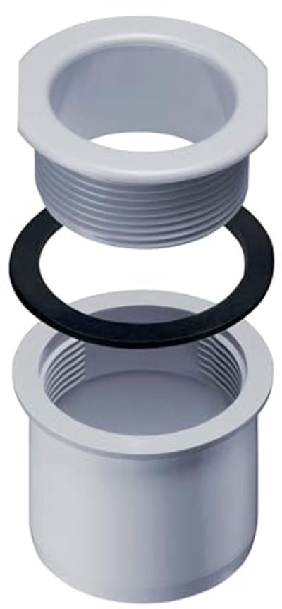 Schroefverbindingsgoot voor Regenpijp 83/75mm Grijs - Eenvoudige Installatie