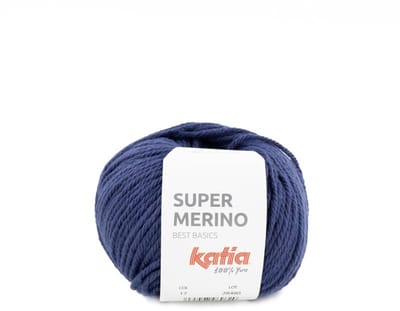 Katia Super Merino - 17 donker jeansblauw - Wol/Acryl Garen
