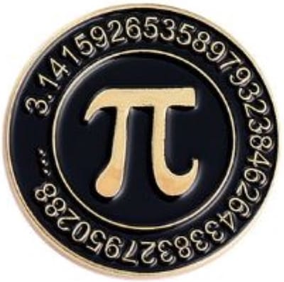 Pin Broche - enamel pin - kledingspeld - Pi