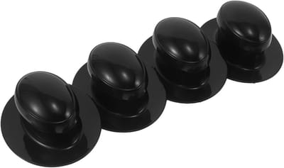 Polijst Handvatten - Wax Applicator - Auto Poetsen - Ergonomisch Antislip - 4 Stuks - Zwart