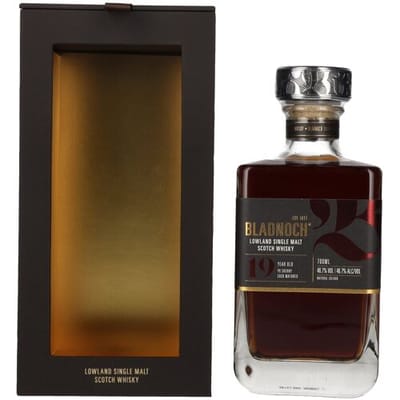 Bladnoch Whisky Bladnoch 19 Years Old Lowland Single Malt PX Sherry Cask 46,7% Vol. 0,7l in geschenkverpakking