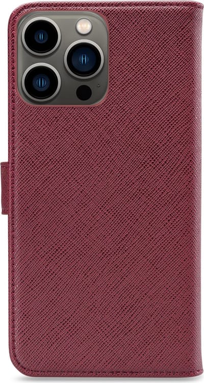 My Style Telefoonhoesje geschikt voor Apple iPhone 13 Pro Hoesje | My Style Flex Wallet Bookcase Portemonnee | Pasjeshouder voor 3 Pasjes | Telefoonhoesje voor Pinpas / OV Kaart / Rijbewijs - Bordeaux | Bordeaux rood