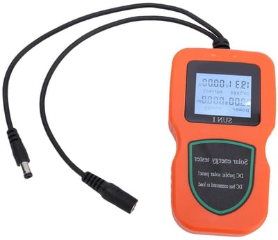 Zonnepaneeltester - PV Multimeter - Zonne-energie Meten - Snel Nauwkeurig LCD - Tot 1000W - Oranje