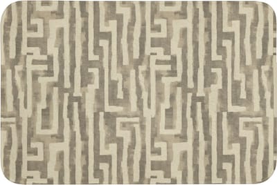 Badmat 90x60 cm - Antislip - Abstract - Geometrisch - Groen - Badmatten voor badkamer - Badkamermat - Douchemat - Badkamer mat