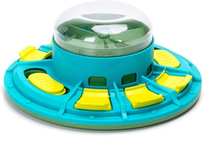 Nobleza Hondenpuzzel - Interactief Hondenspeelgoed - Intelligentiespeelgoed Hond - Denkspel met Snacks - Anti Schrok - Blauw