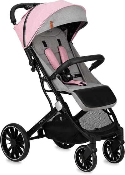 Lichte Kinderwagen Buggy Vanaf 6 Maanden met Ligfunctie en Grote Wielen