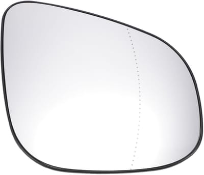 Dailygoods - Auto Buitenspiegel Glas Rechts - Vervangend Spiegelframe - Wit - Aspherisch en Verwarmd - Geschikt voor Mercedes Citan en Nissan NV250