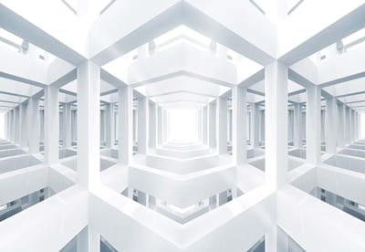 Fotobehang Architecture Abstract | XL - 208cm x 146cm | 130g/m2 Vlies