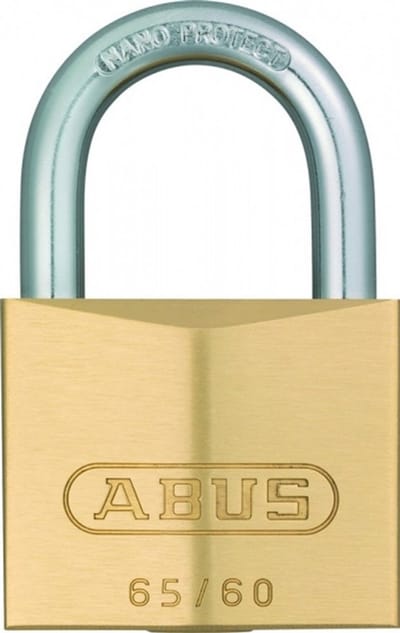 ABUS Hangslot gelijksluitend 65 40Mm Sl6402 Messing