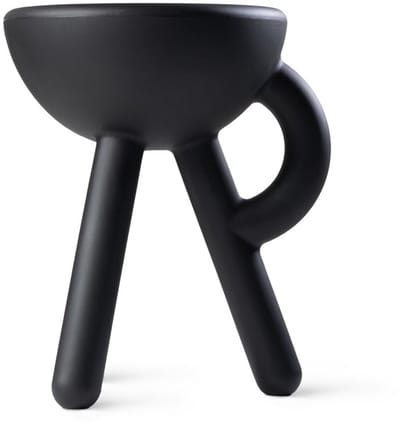 Tubby kruk Oceaan zwart / Tubby Stool Oceanblack - Design krukje / bijzettafel - Werkwaardig.