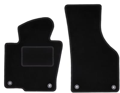 Voormatten zwart voor: Volkswagen Passat B6 sedan, stationwagen, variant (2005-2010)