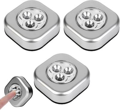 Draadloze touchlampen set van 3 - LED-spots met extra verlichting voor keuken, trap en kamer
