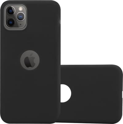 Cadorabo Hoesje geschikt voor Apple iPhone 11 PRO MAX in CANDY ZWART - Beschermhoes gemaakt van flexibel TPU silicone Case Cover
