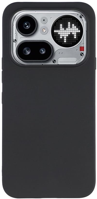 MobyDefend Hoesje - Geschikt voor Nothing Phone (4a) Pro - TPU Backcover - Mat Zwart