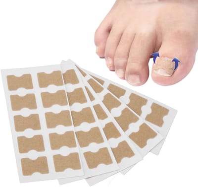 Dailygoods- Nagelcorrectiepleisters 50 Stuks - Teennagelbehandeling - Pijnloos - Voetverzorging - Compact Ontwerp - Hygiënisch Gebruik - Teennagelcorrectie
