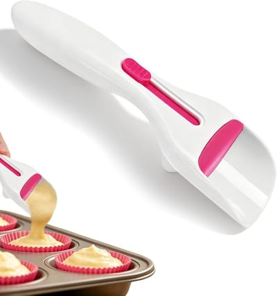 Cookies en IJslepel voor Deeg, Muffins en Cupcakes - Perfecte Dispenser voor Bakken en Dessertbereidingen