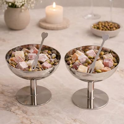 Bavary Aura RVS Stalen Snack Bowls 11CM