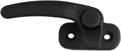 Raamgreep Caravan - Raamsluiting Camper - Veilig Ramen - Drukknop Ontgrendeling - Hartafstand 48mm - Zwart