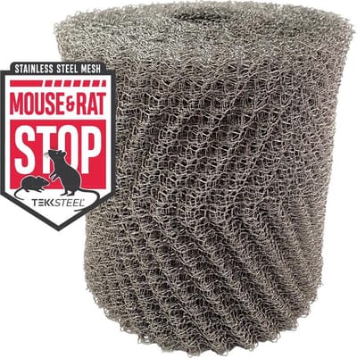 Muis & Rat STOP muizengaas, breedte 15 cm (rol 10 meter) - RVS - ongediertewering - ongediertebestrijding - weringgaas
