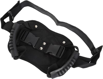 Motorfiets Passagiershandgreep - Motor Handgreep Achter - Veiliger Rijden - Slipontwerp - 25 x 20 x 3 cm - Zwart