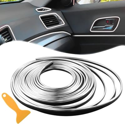 Decoratieve Auto Interieur Strips 10M - Flexibele PVC Styling voor Dashboard en Openingen