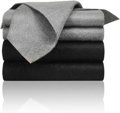 Streepvrije raamreinigingsdoeken, 4 stuks, ideaal voor glas, auto en keuken, katoenen wonderdoeken voor een vlekkeloze reiniging