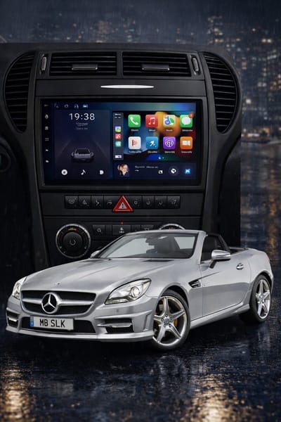 ADIVOX 9 inch T1 geschikt voor MB SLK 2004-2006 R171 Android 15 CarPlay/Auto/WiFi/GPS/RDS/DSP/DAB+