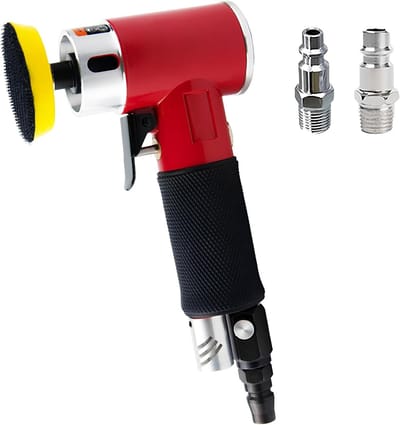 Veelzijdige pneumatische polijstmachine – Meerdere formaten – Ideaal voor autodetailing en houtrenovatie – Compacte luchtschuurmachine（2）