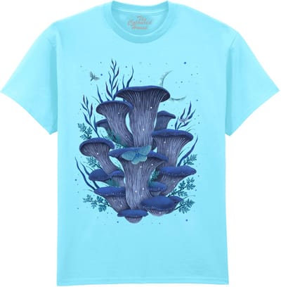Paddestoelen Oesterzwam Blue Oyster The Coloured House T-shirt M