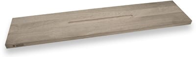 Badplank eiken grijs recht 70 x 20 cm - 25 mm - Badplank - Bad plank - Badplanken - Badplank voor in bad - Badplank eiken - Badplank hout