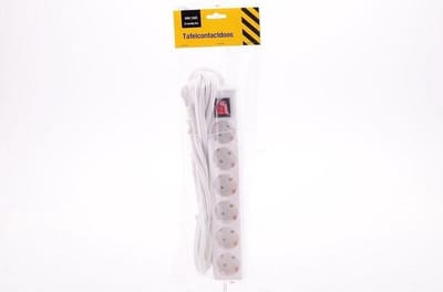 ARD 1352 Tafelcontactdoos - 6-voudig - 5 meter - Wit - Stekkerdoos