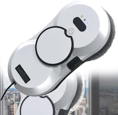 Automatische Ramenwasser - Ramenrobot Glasreiniger - Ramen Schoonmaken - Automatische Watersproeier - 68 mm dik - Wit