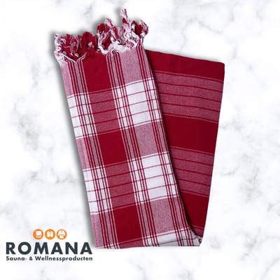 Romana Products - Hamamdoek - Classic deluxe - 95x180cm - Rood