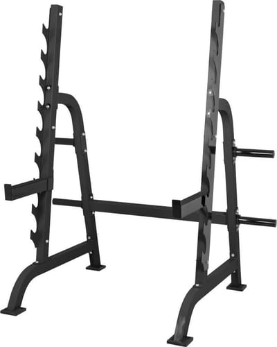 Gorilla Sports Squat Rack - Bankdruksteunen - 9 hoogtes - Belastbaar tot 300 kg