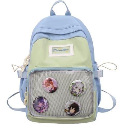 Casual rugzak met grote capaciteit voor studenten Rugzak voor de les Middelbare scholier Schooltas Vrouwelijk single package