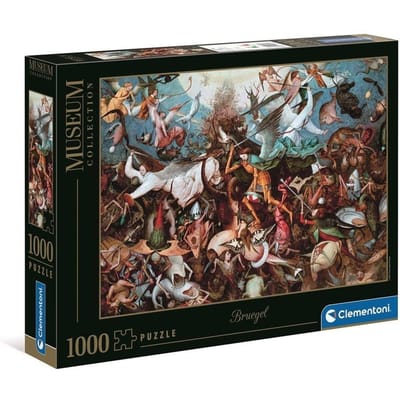 Clementoni - Puzzel - 1000 Stukjes - De Val van de Rebel Engelen - Kunstpuzzel voor Volwassenen en Kinderen