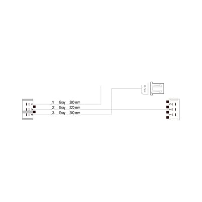 AEG kabel, gebruikersinterface-bord, module, XC1BS003/BC004 140166664015