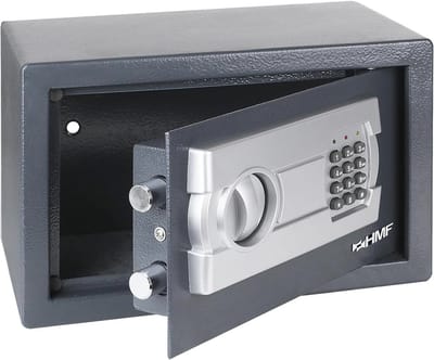 Elektronische kluis met digitaal slot - Antraciet - 35x25x25 cm