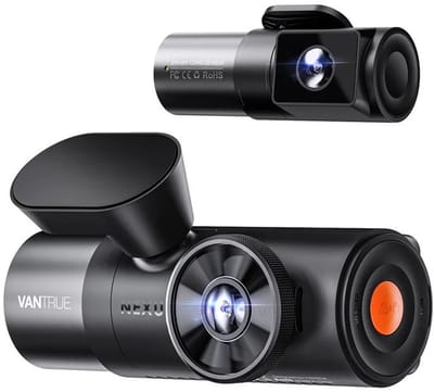 Vantrue N5 Nexus 5 - Dashcam - 4-Kanaals (360°) - 1944P + 1080P - Sony STARVIS 2 - WiFi & GPS - Infrarood Nachtzicht