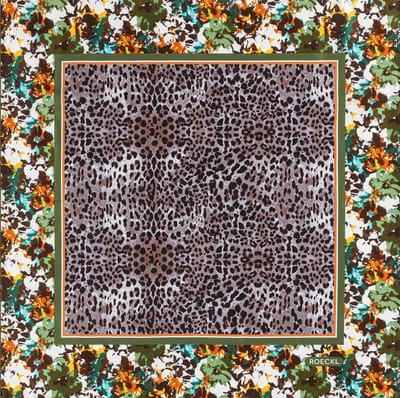 ROECKL sjaal Wild Gallery Scarf Multi Forest kleurrijke