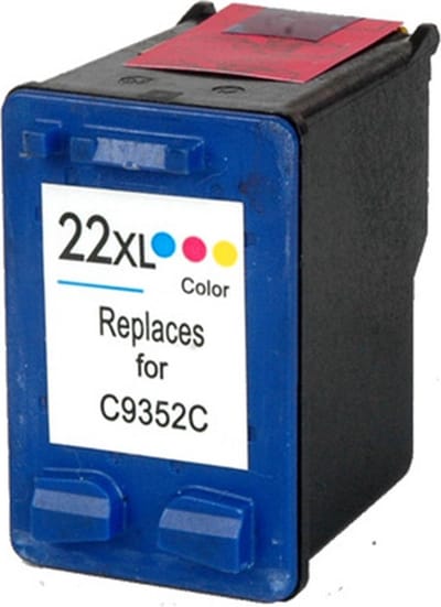 Inktcartridges Geschikt voor HP 22 XL | Geschikt voor HP Deskjet 3940, D1530, F2280, D2360, D2460, Officejet 4315 en PSC 1410 - multipack - Inktpatronen - inkt - inktcartridges