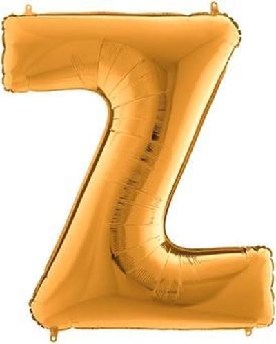 Ballon en Aluminium Lettre 40' Doré