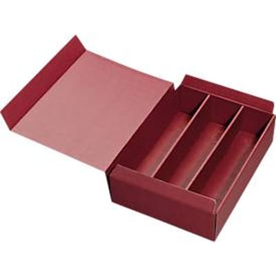 Geschenkdoos om wijn te verzenden, 3 stuks, bordeaux, 25 stuks