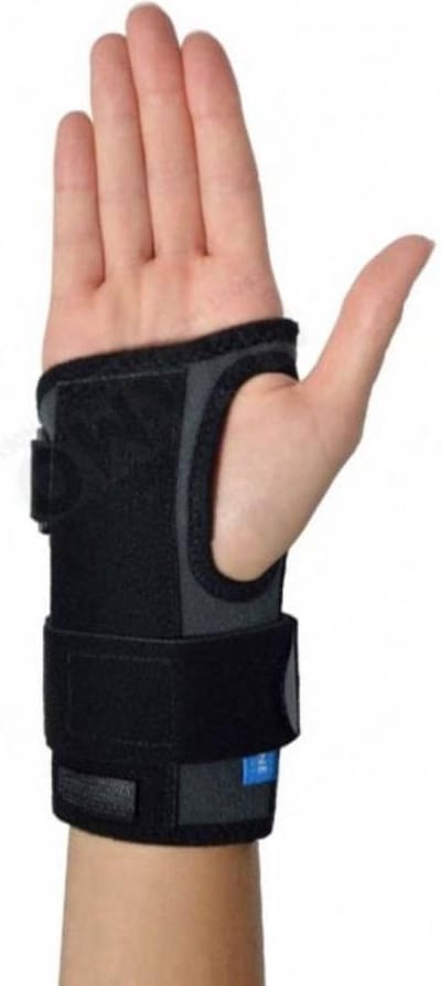 Thuasne Dynastab Dual Compacte Polsbrace - 3 - Universeel - Zwart