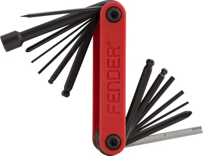 Fender Gitaar en Basgitaar Multi-Tool Rood 0990654020