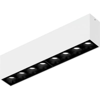 Wever & Ducré Lighting WEVER &amp; DUCRÉ LED plafondlamp Linoo 8.0, zwart/wit metaal