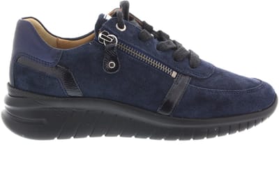 Dames Veterschoenen Hartjes Wave Shoe Dunkelblau G+ Donkerblauw - Maat 5